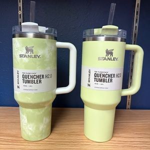 Stanley H2.0 Tumbler 40oz Citron Tie Dye with handle/lid swap (read listing)